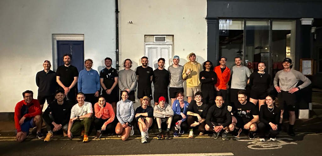 Creatives Run group running together along Brighton seafront